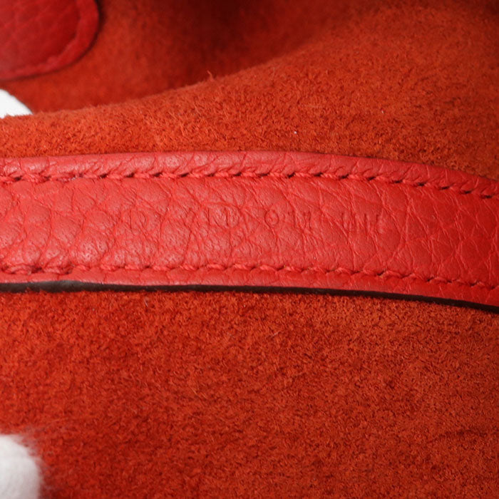 Hermès Picotin Lock PM Taurillon Clemence Leather Handbag - Red