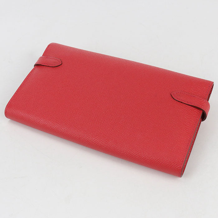 Hermès Kelly Wallet, Epson Long Wallet - Red