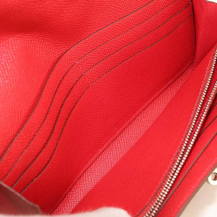 Hermès Kelly Wallet, Epson Long Wallet - Red
