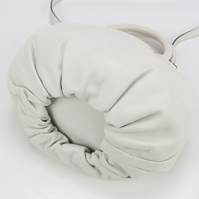 LOEWE レザー ハンドバッグ ショルダーバッグ - ホワイト