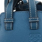 LOEWE ハンモック ドローストリングバッグ ミニ カーフスキン ハンドバッグ ショルダーバッグ - ブルー