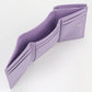 LOEWE Anagram Pebble Grain Calfskin Tri-Fold Compact Wallet - Purple