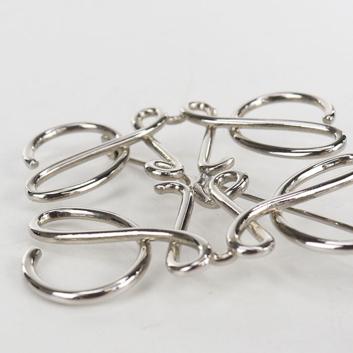 LOEWE Anagram Brooch in Metal