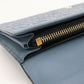LOEWE Continental Anagram Repeat Calfskin Long Wallet - Blue