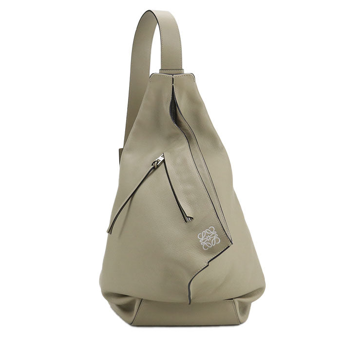 LOEWE アントン スリング カーフレザー ボディバッグ - ベージュ