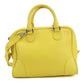 LOEWE アナグラム アマソナ 75 カーフスキン ハンドバッグ ショルダーバッグ - イエロー