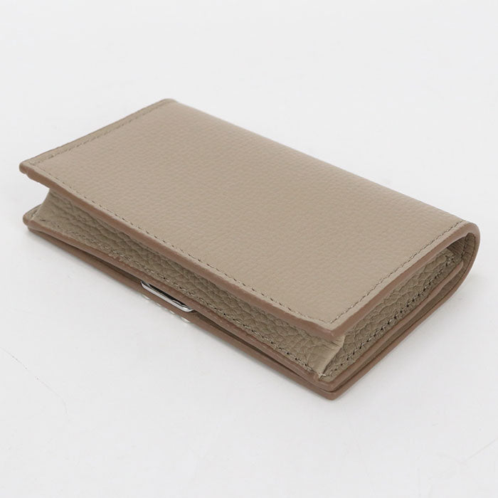 LOEWE Anagram Calfskin Card Case - Beige