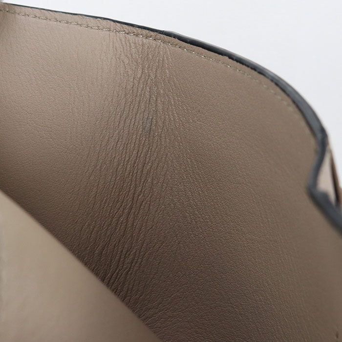 LOEWE Anagram Calfskin Tri-fold Compact Wallet - Beige