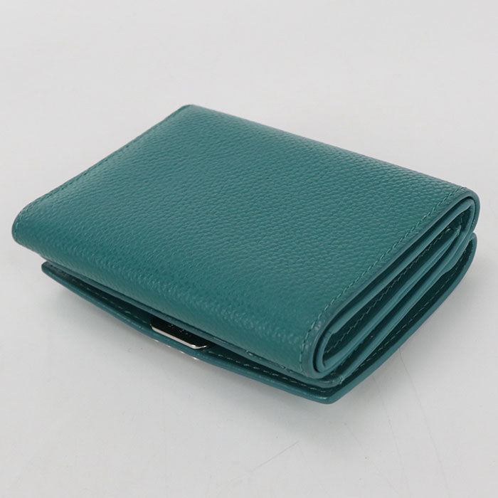 LOEWE Anagram Trifold Wallet in Calfskin - Green