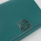 LOEWE Anagram Trifold Wallet in Calfskin - Green