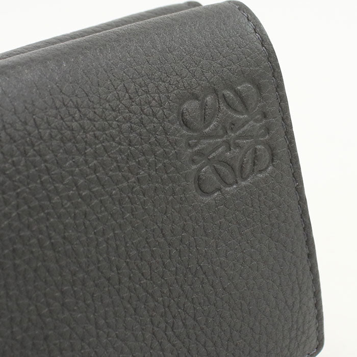 LOEWE Anagram Trifold Wallet in Calfskin - Gray