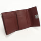 LOEWE Anagram Calfskin Tri-fold Compact Wallet - Wine Red