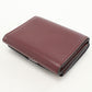 LOEWE Anagram Trifold Wallet in Calfskin - Wine Red