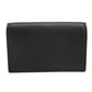 LOEWE Anagram Business Card Holder Calfskin Card Case - Black
