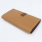 LOEWE Vertical Wallet Large Grained Calfskin Bifold Long Wallet - Brown