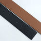 LOEWE Anagram Reversible Smooth Calfskin Belt - Black