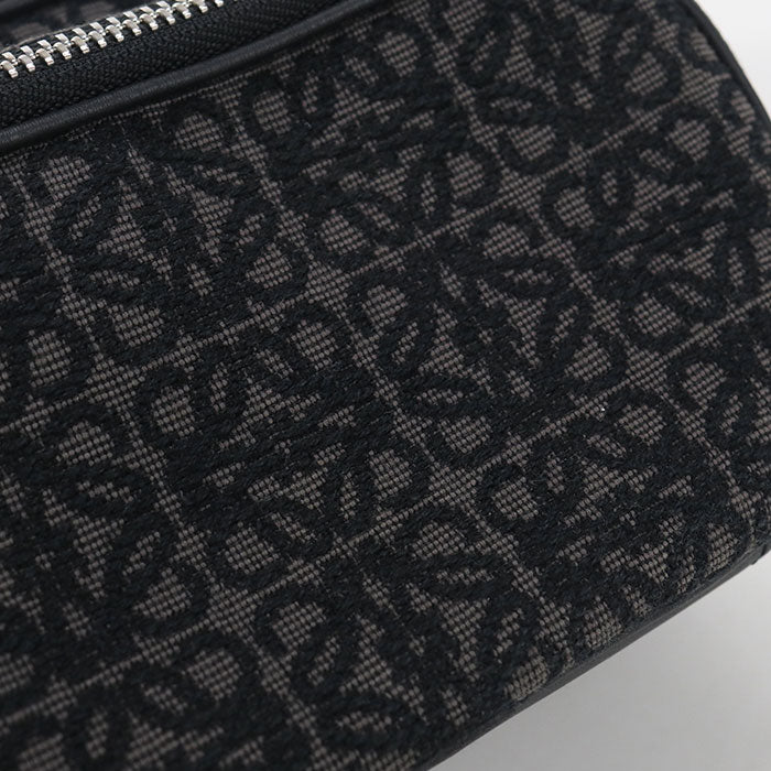 LOEWE Anagram Mini Camera Bag Jacquard Shoulder Bag - Black