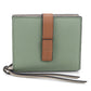 LOEWE Anagram Compact Zip Wallet in Calfskin - Green