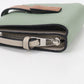 LOEWE Anagram Compact Zip Wallet in Calfskin - Green
