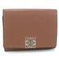LOEWE Anagram Trifold Wallet in Brown Calfskin