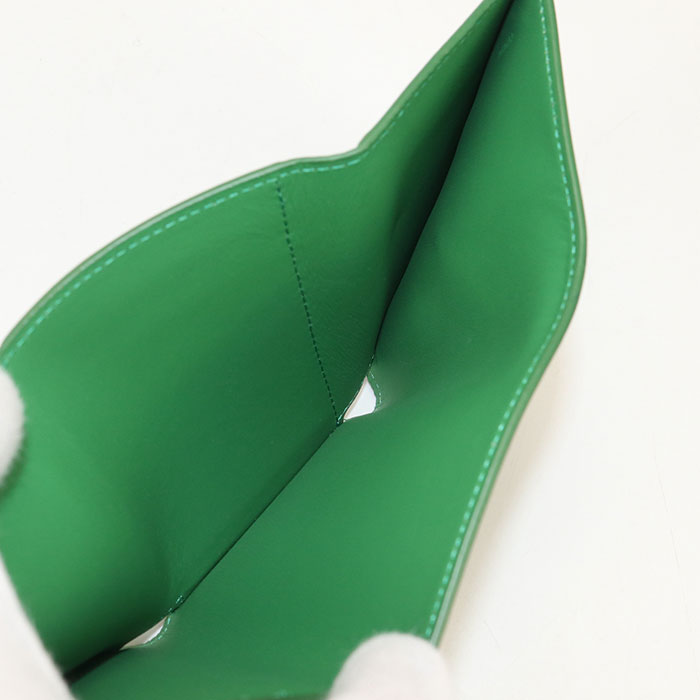 LOEWE Anagram Trifold Wallet in Calfskin - Green