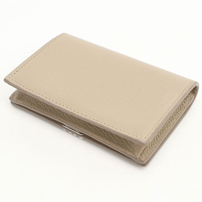 LOEWE アナグラム ビジネスカードホルダー カーフスキン カードケース - ベージュ