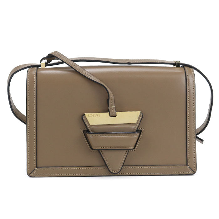 LOEWE Barcelona Calfskin Shoulder Bag - Brown