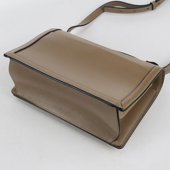 LOEWE Barcelona Calfskin Shoulder Bag - Brown