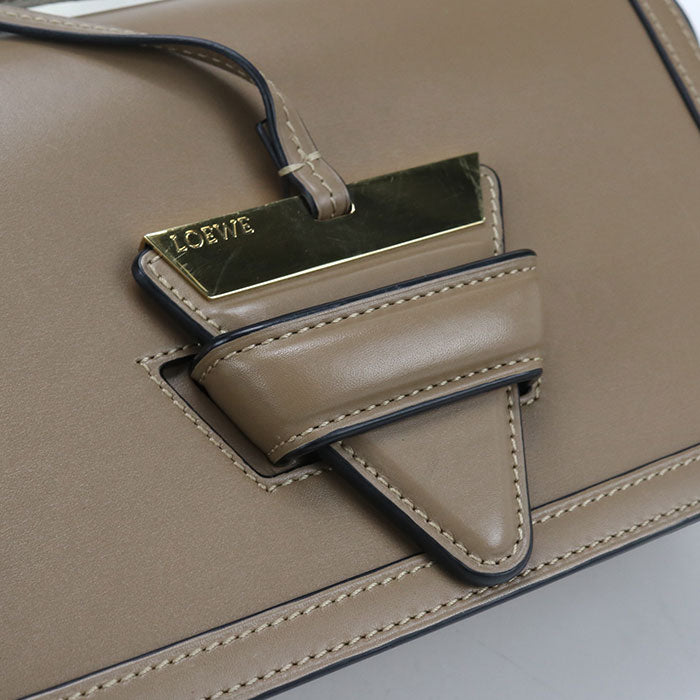 LOEWE Barcelona Calfskin Shoulder Bag - Brown
