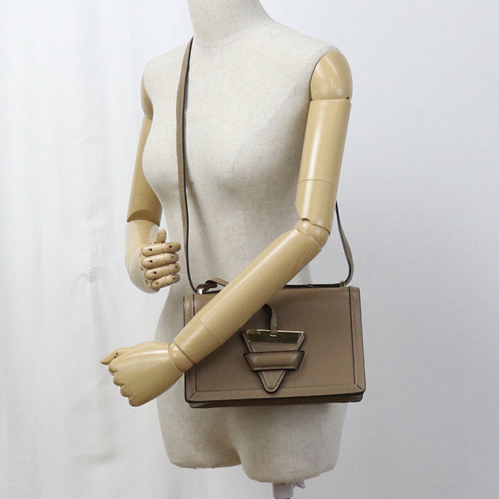 LOEWE Barcelona Calfskin Shoulder Bag - Brown