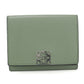 LOEWE Anagram Calfskin Tri-fold Compact Wallet - Green