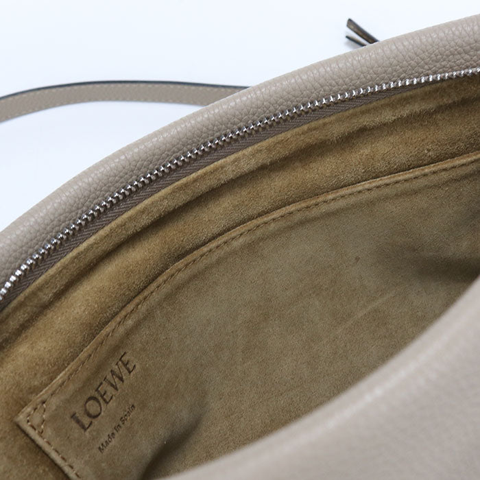 LOEWE ミッシー スモール カーフレザー ハンドバッグ ショルダーバッグ - ベージュ