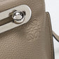 LOEWE ミッシー スモール カーフレザー ハンドバッグ ショルダーバッグ - ベージュ