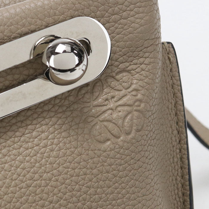 LOEWE ミッシー スモール カーフレザー ハンドバッグ ショルダーバッグ - ベージュ