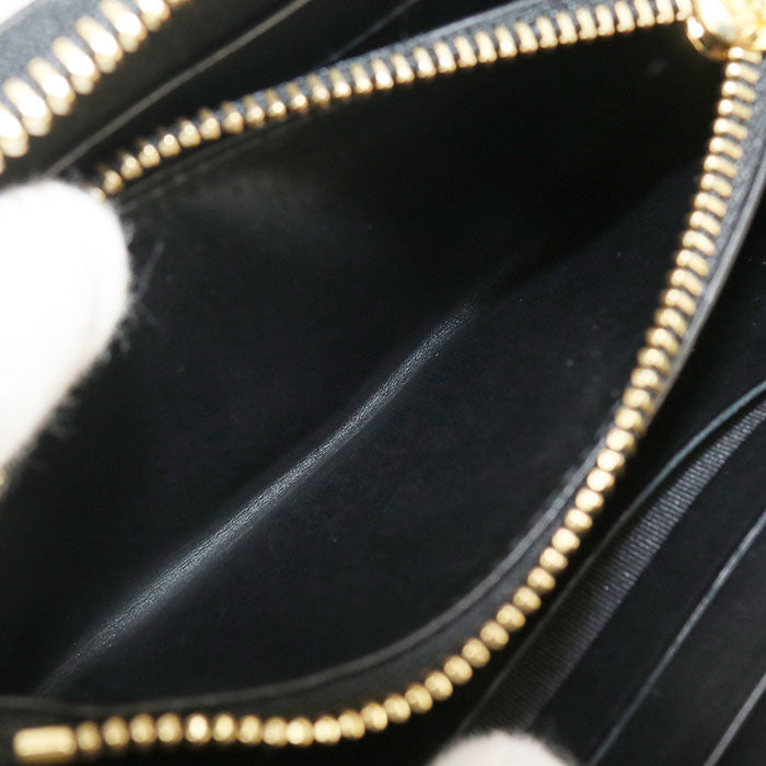 LOEWE Puzzle Calfskin Long Wallet - Black