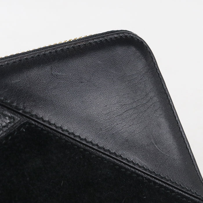 LOEWE Puzzle Calfskin Long Wallet - Black