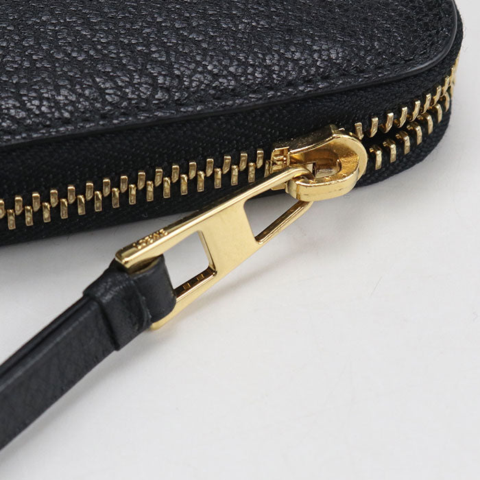 LOEWE Puzzle Calfskin Long Wallet - Black