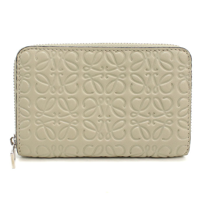 LOEWE リピートアナグラム カーフスキン コインケース - ベージュ