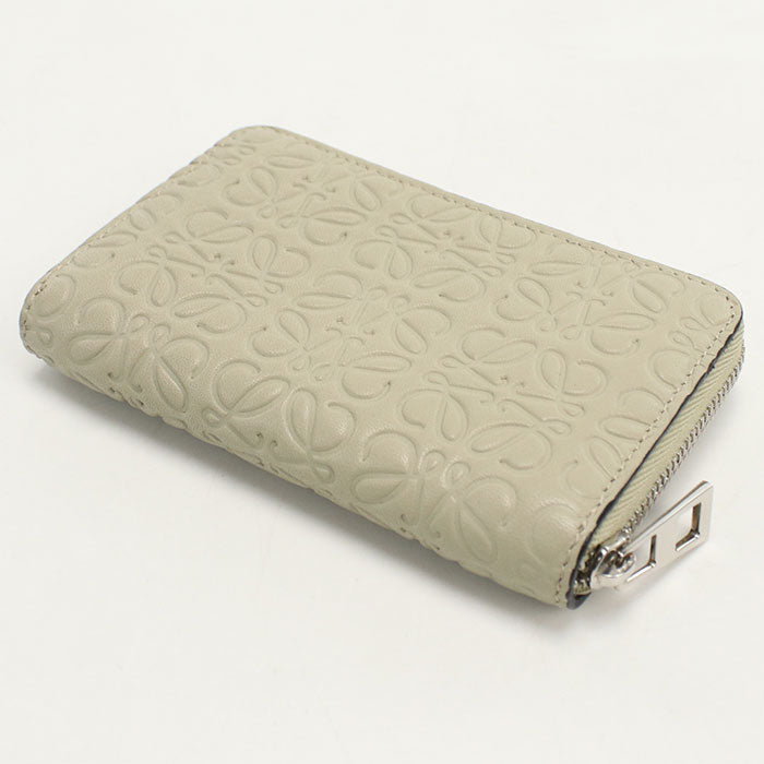 LOEWE リピートアナグラム カーフスキン コインケース - ベージュ