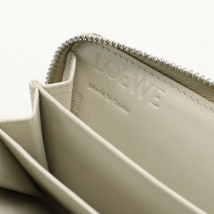 LOEWE リピートアナグラム カーフスキン コインケース - ベージュ