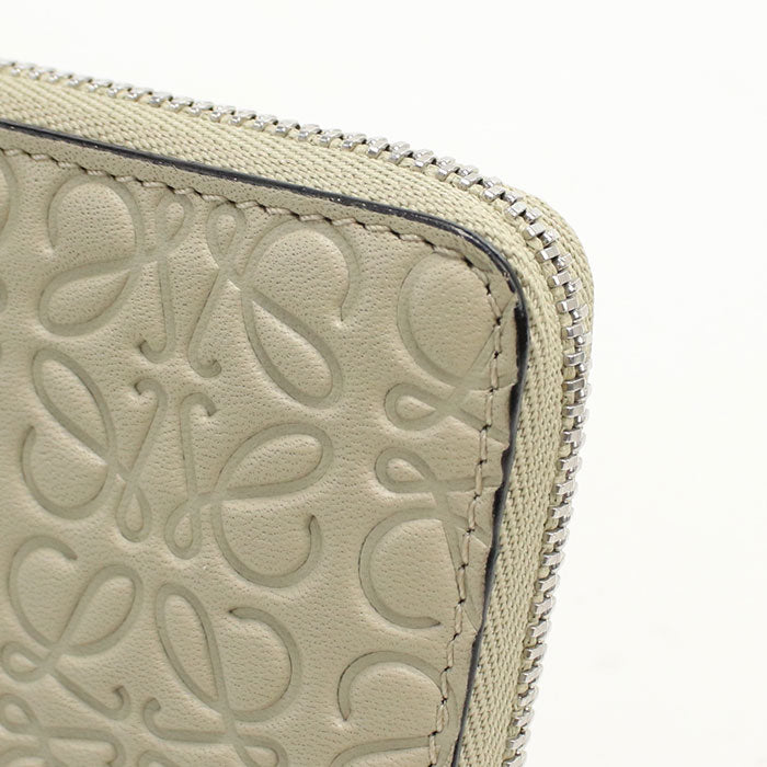 LOEWE リピートアナグラム カーフスキン コインケース - ベージュ