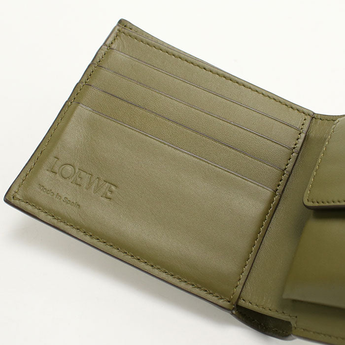 LOEWE【ロエベ】 C660501X03 バイフォールド コインウォレット 二つ折り財布 カーフ メンズ