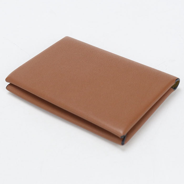 LOEWE アナグラム バイフォールド カーフスキン カードケース - ブラウン