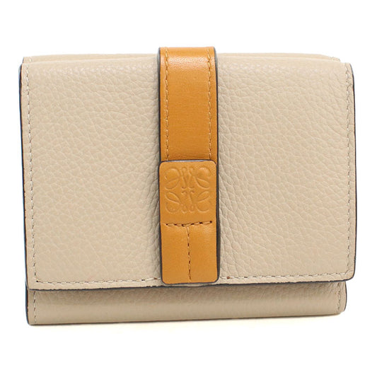 LOEWE トライフォールドウォレット アナグラム 三つ折り財布 カーフ レディース
