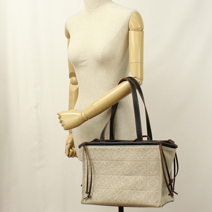 LOEWE【ロエベ】 A612A93X05 クッショントート スモール トートバッグ リネン レディース