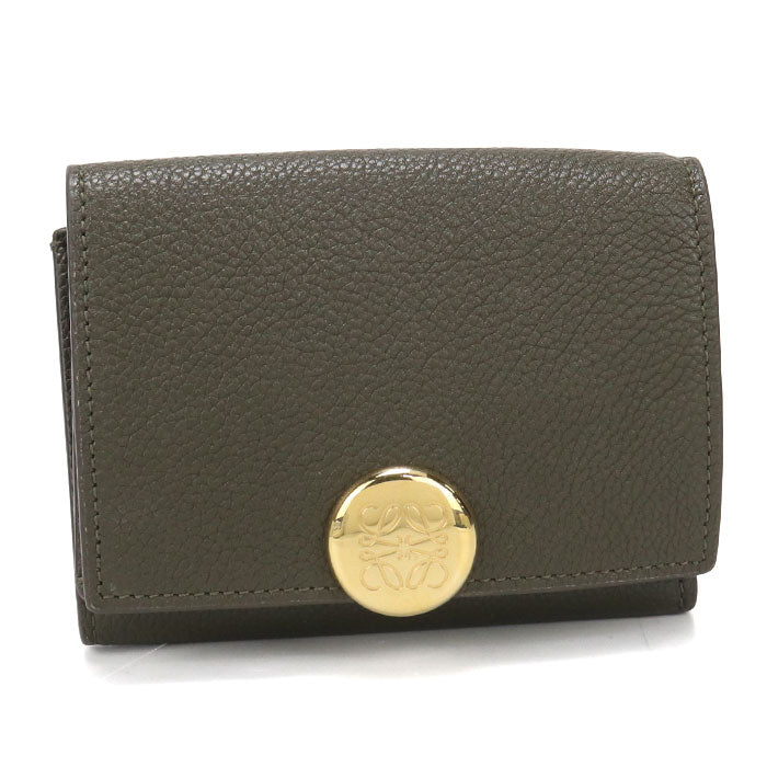 LOEWE【ロエベ】 CANBTR2X03 トライフォールド ウォレット 三つ折り財布 レザー レディース