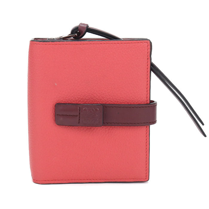 LOEWE【ロエベ】 C660Z41X01 コンパクト ジップウォレット 二つ折り財布 レザー レディース