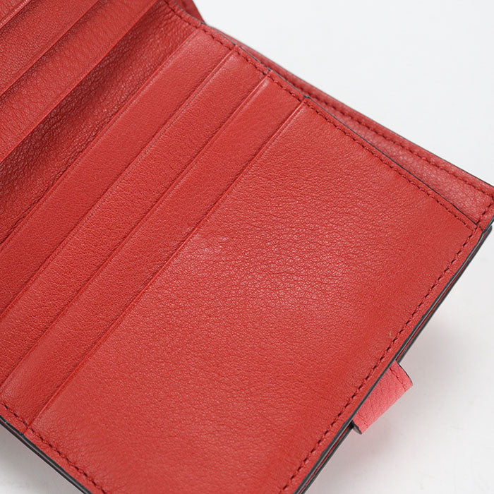LOEWE【ロエベ】 C660Z41X01 コンパクト ジップウォレット 二つ折り財布 レザー レディース