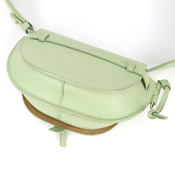 LOEWE Gate Dual Mini Soft Calfskin Shoulder Bag - Green