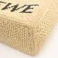 LOEWE Font Tote Small Raffia Handbag/Shoulder Bag - Beige